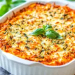 Easy Lightened Up Cheesy Quinoa Lasagna Bake photo