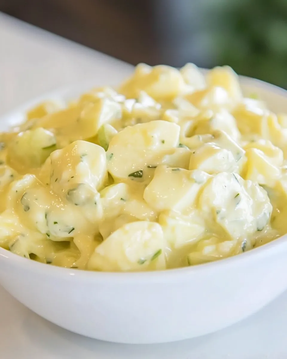 Quick Lighter Egg Salad shot