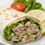 Homemade Lite Tuna Melt Wrap photo