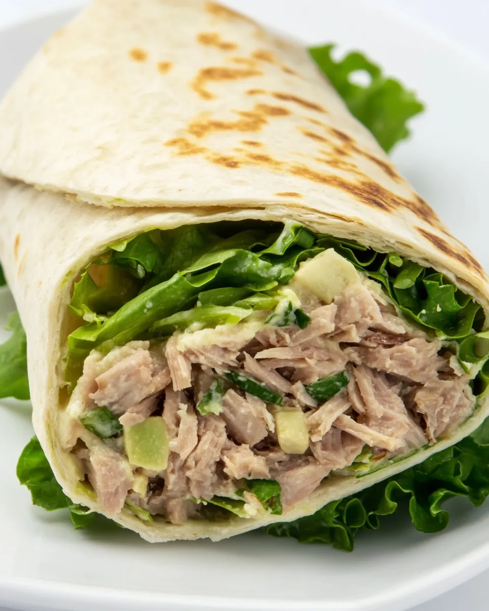 Classic Lite Tuna Melt Wrap image