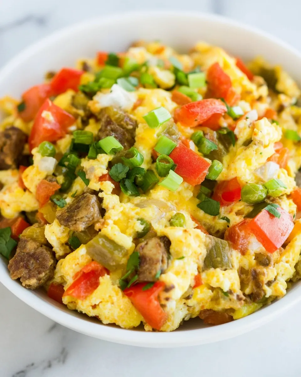 Delicious Loaded Southwestern Scramble image