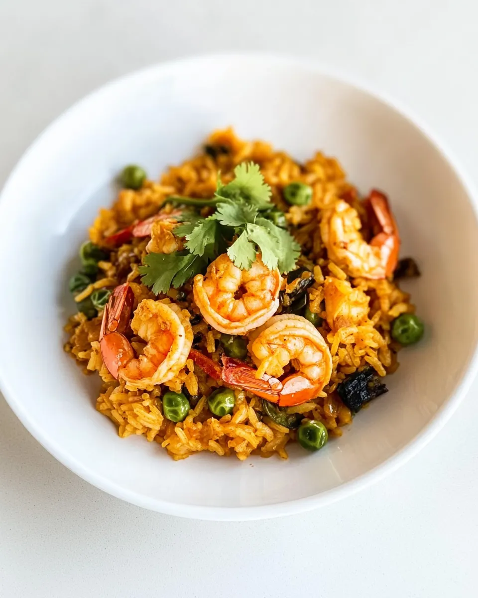 Delicious Locrio de Camarones (Dominican Rice and Shrimp) image