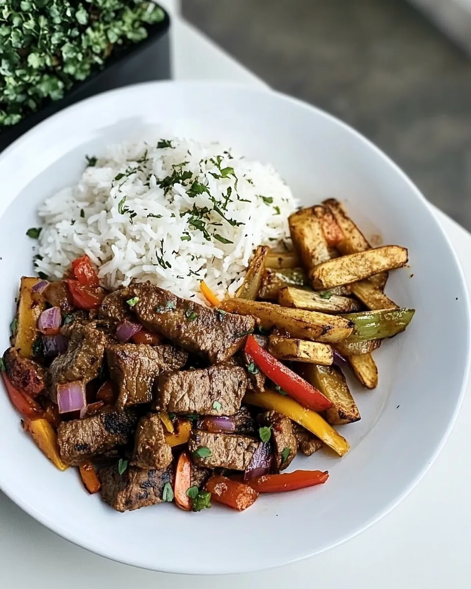 Homemade Lomo Saltado Recipe photo