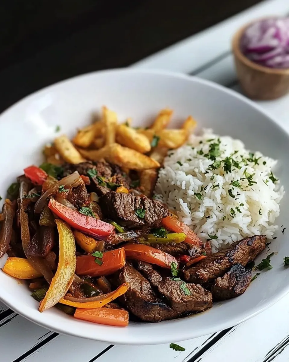 Easy Lomo Saltado Recipe shot