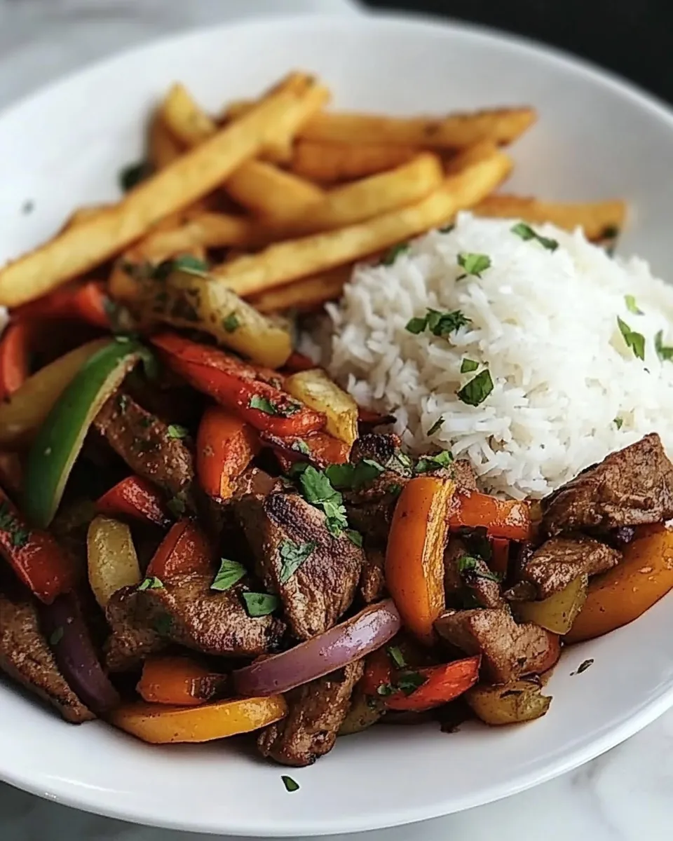 Delicious Lomo Saltado Recipe dish photo