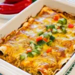 Homemade Low-Carb Green Chile Chicken Enchiladas photo