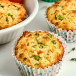 Homemade Low-Carb High-Fiber Savory Muffins photo