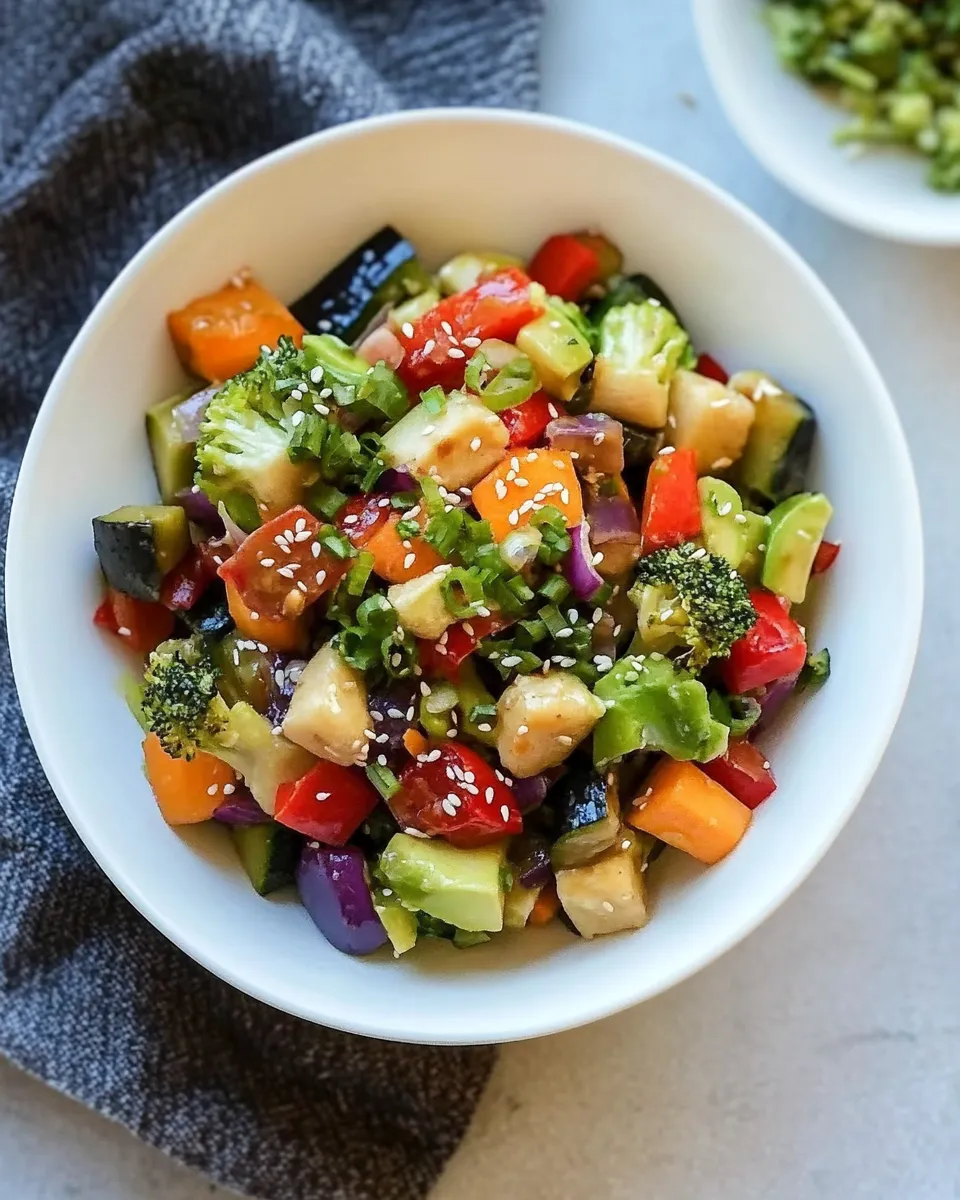 Delicious Low-FODMAP Veggie Stir Fry with Wasabi-Ginger Sauce image