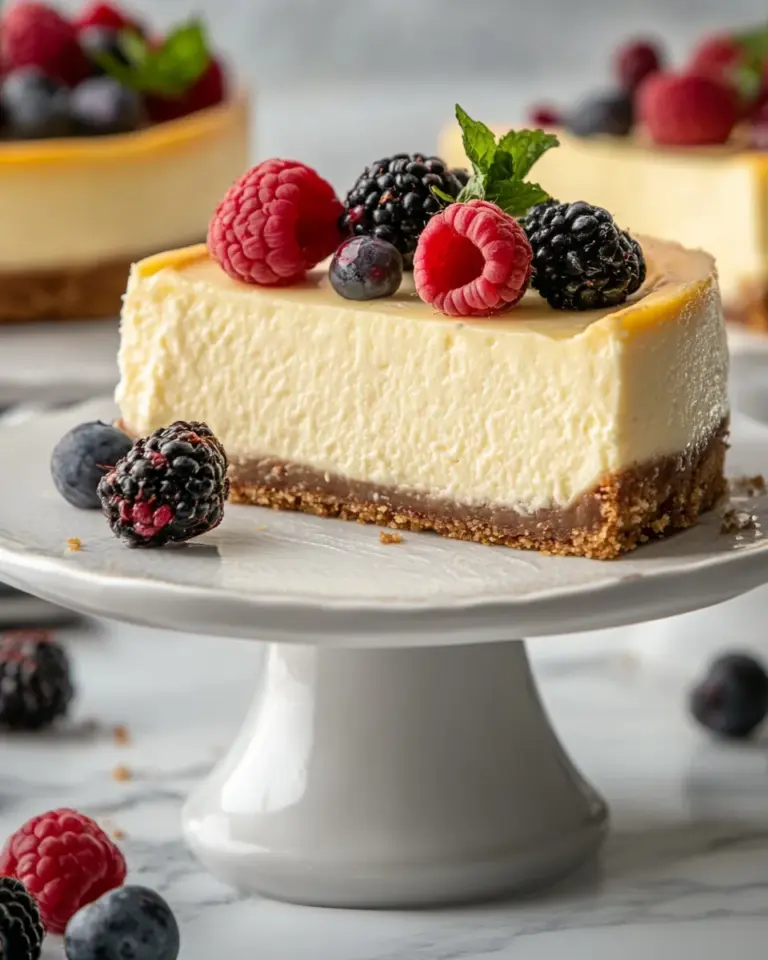 Homemade Low-Fat Cheesecake photo