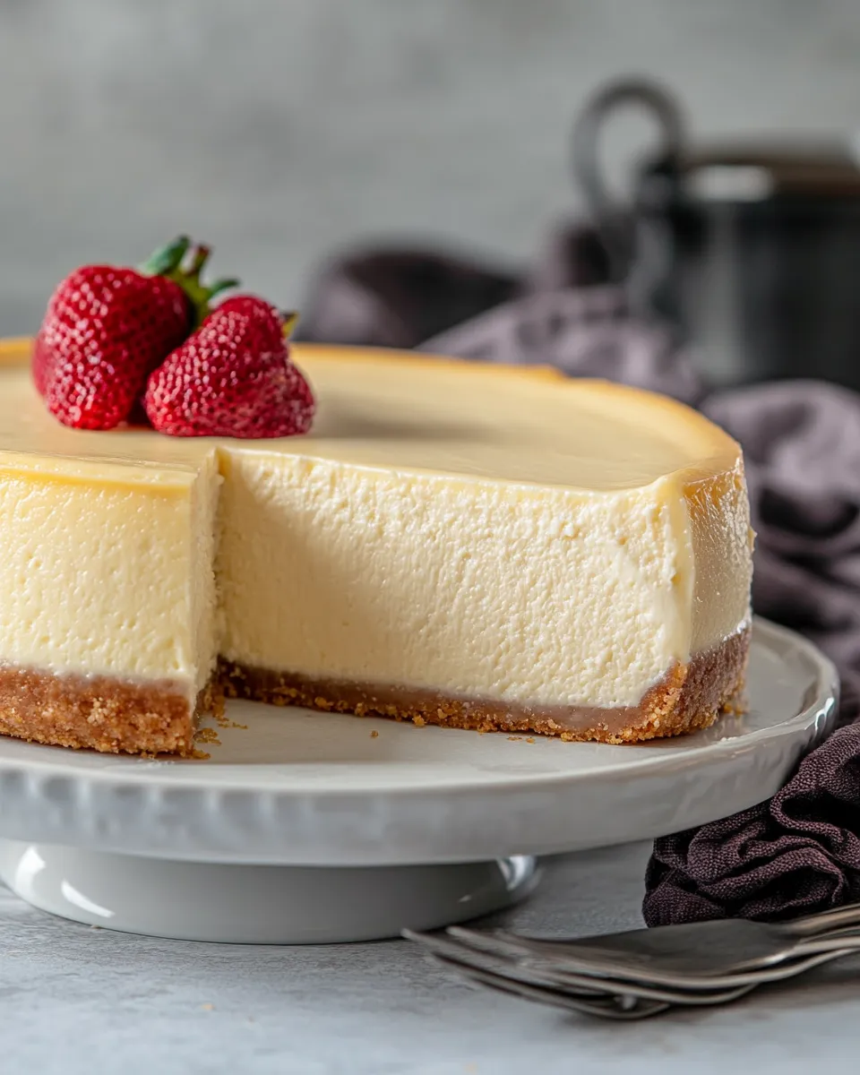 Delicious Low-Fat Cheesecake shot