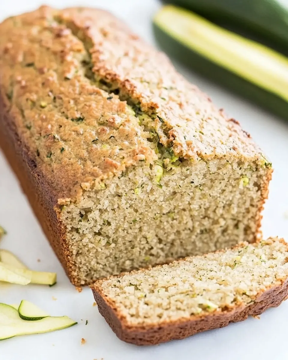 Delicious Low Carb Keto Zucchini Bread shot