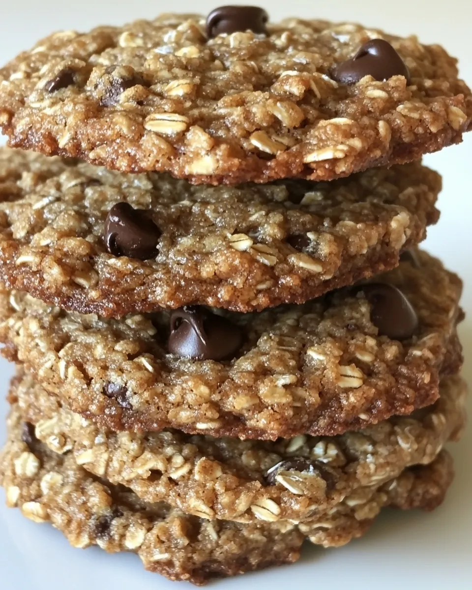 Homemade Low Fat Oatmeal Chocolate Chip Cookies photo