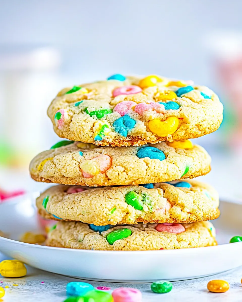 Easy Lucky Charms Cookies recipe photo