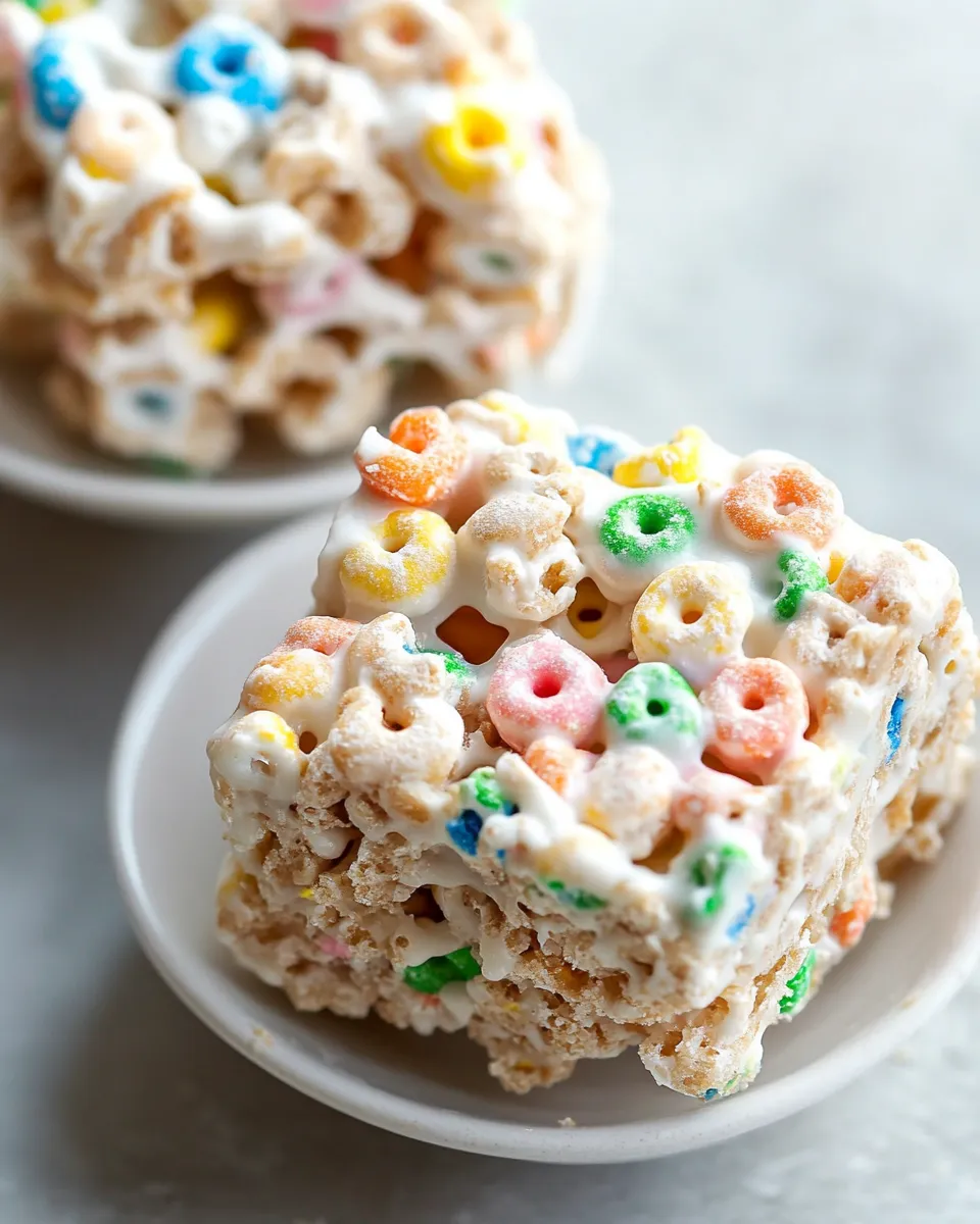 Easy Lucky Charms Treats recipe photo