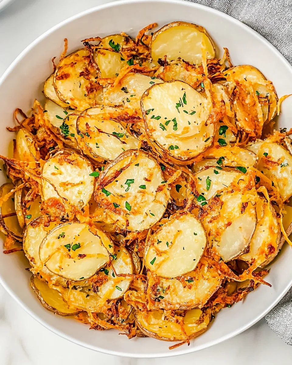 Delicious Lyonnaise Potatoes shot