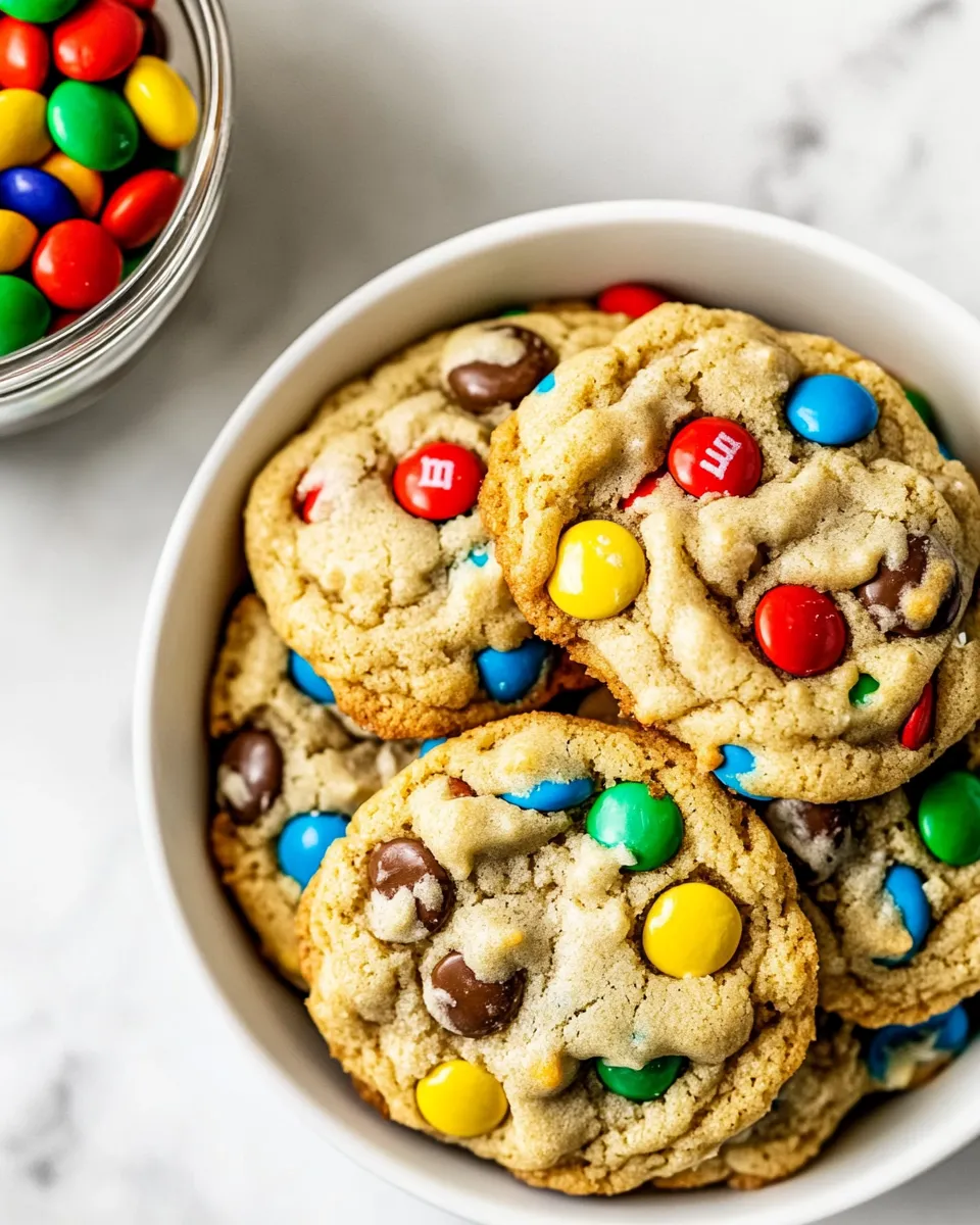 Delicious M&M Cookies image