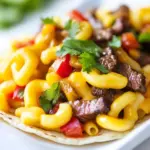 Homemade Mac and Cheese Steak Fajitas photo