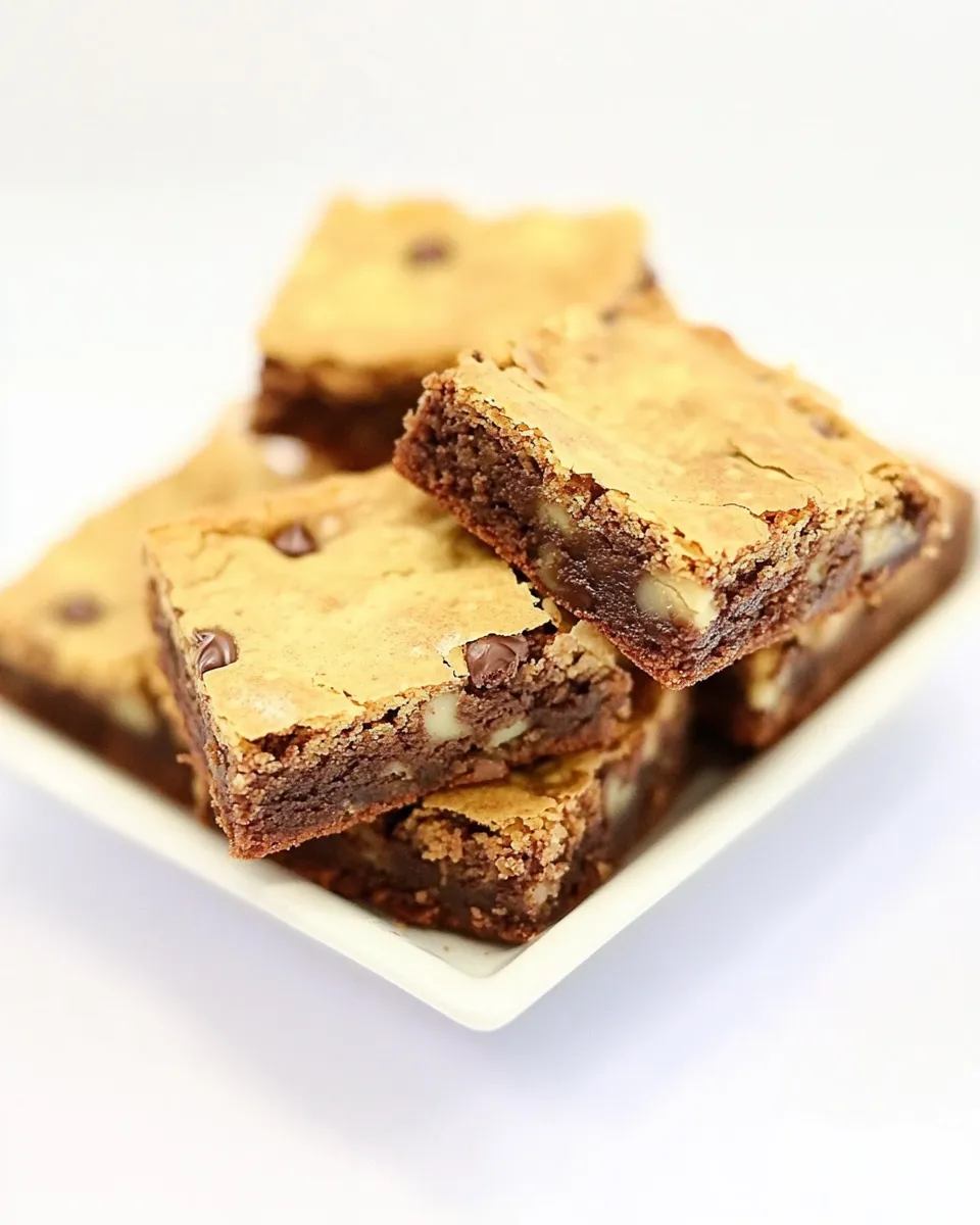 Homemade Macadamia Chip Brownies photo