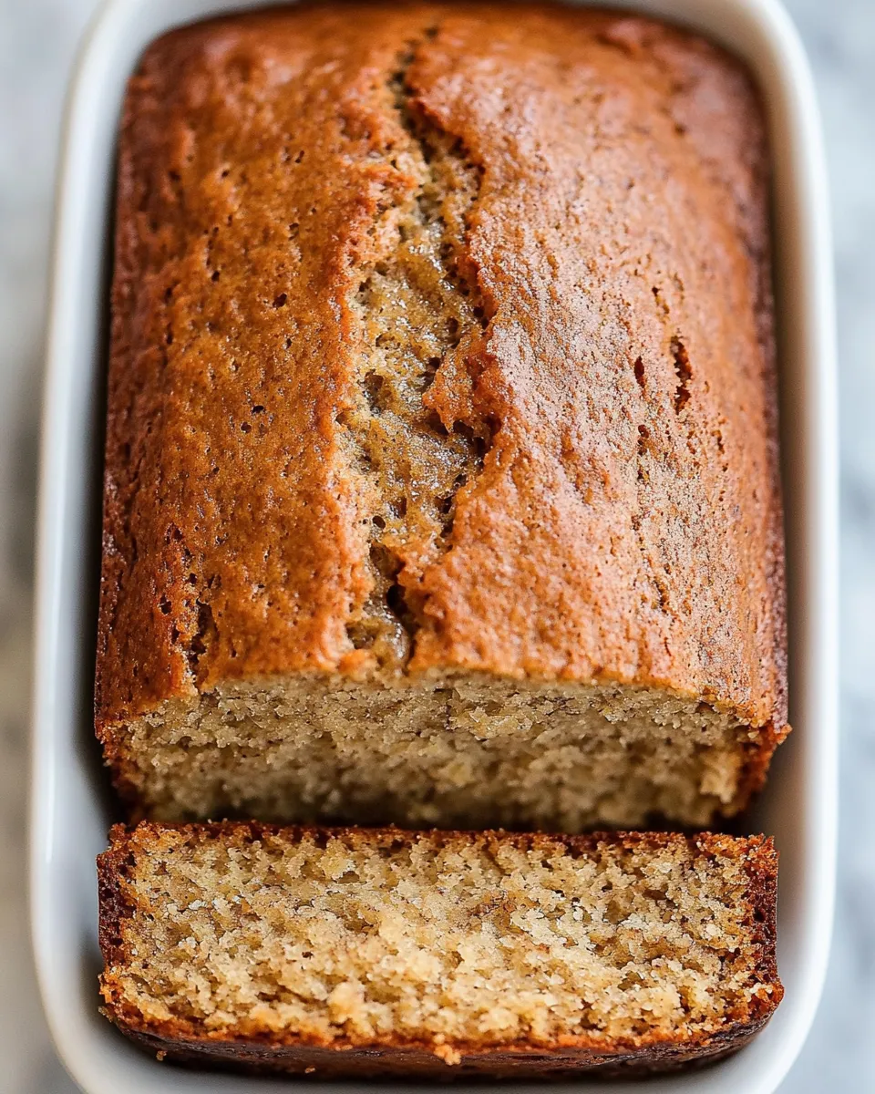 Quick Macro Friendly Banana Bread dish photo