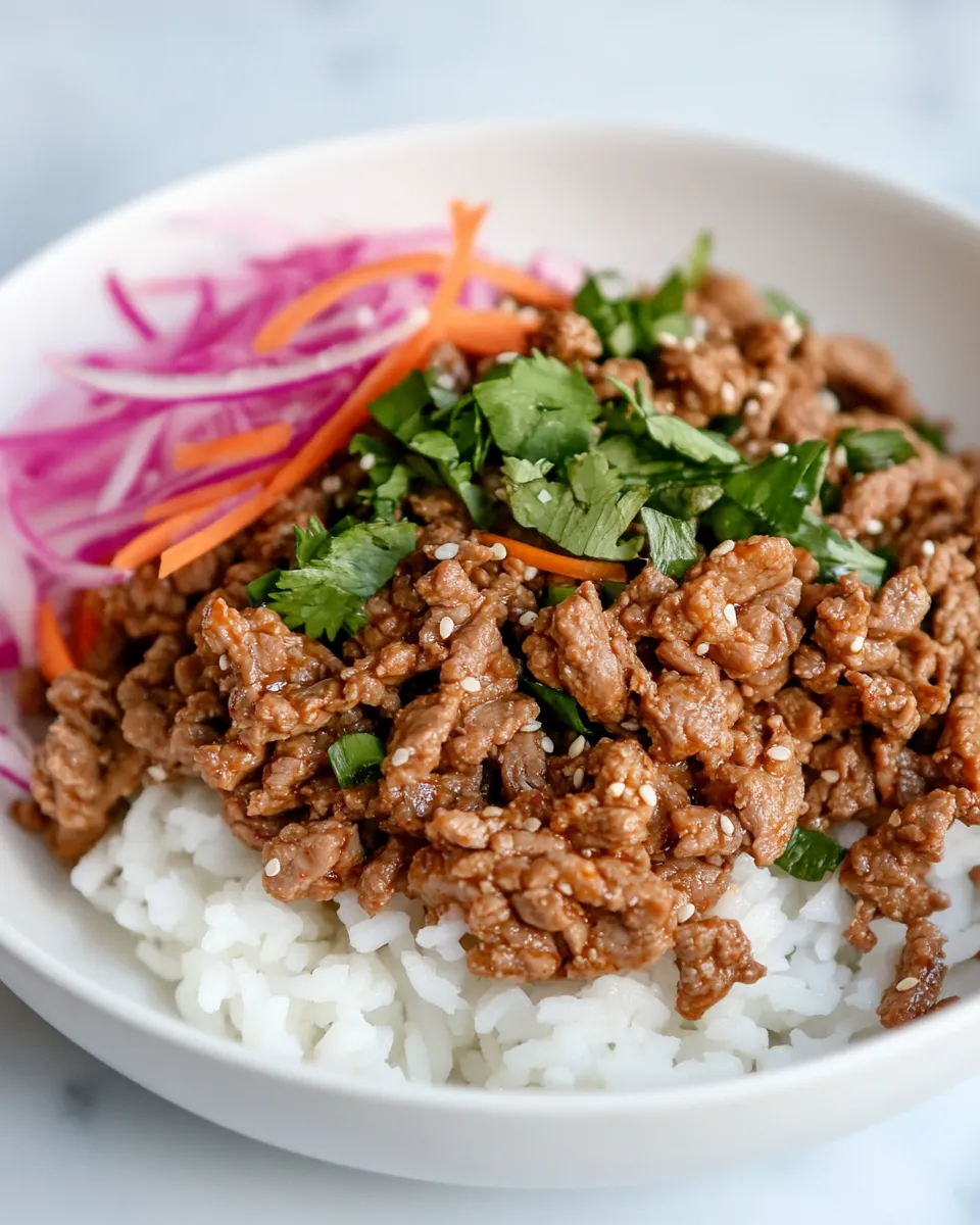 Easy Macro Friendly Korean Beef photo