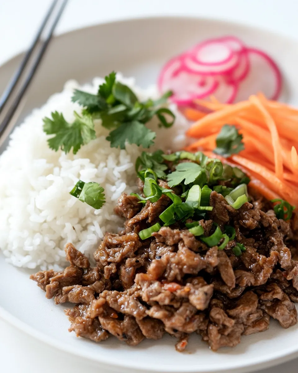 Healthy Macro Friendly Korean Beef recipe photo