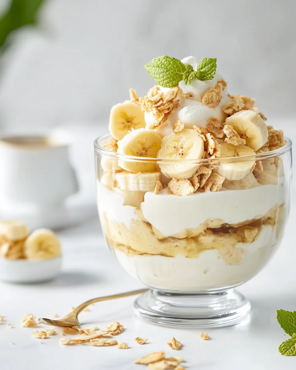 Delicious Magnolia Bakery Banana Pudding shot