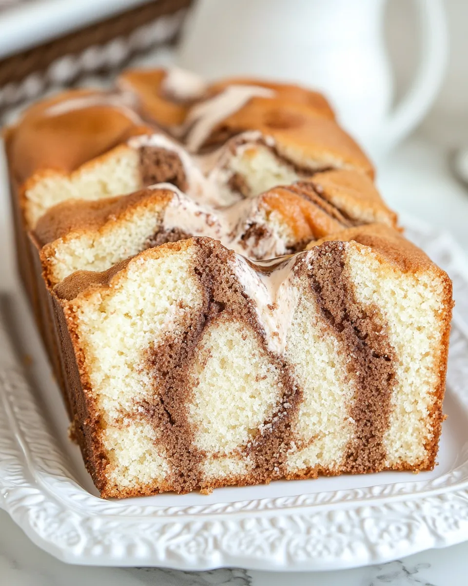 Easy Marble Pound Cake recipe photo