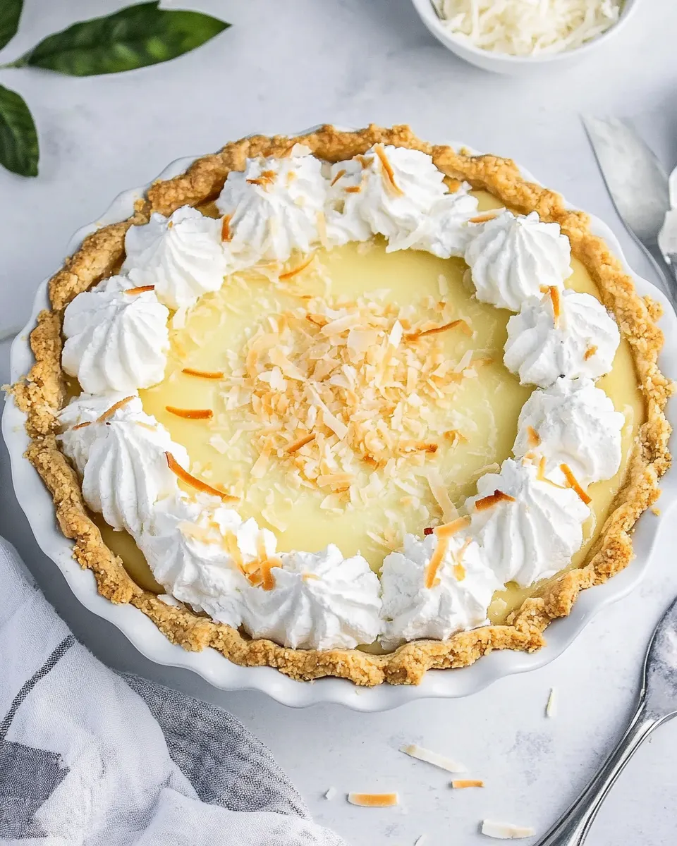 Easy Marie Callenders Coconut Cream Pie recipe photo