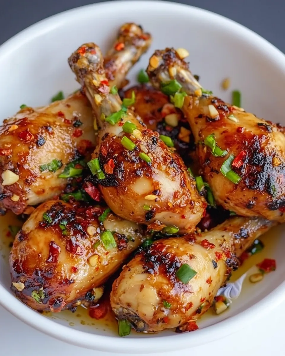 Easy Marinated ChickenDrumsticks with Honey, Garlic & Soy Sauce photo