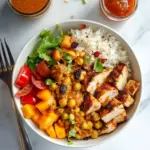 Quick Masala Turkey Buddha Bowl with 10-Minute Mango & Golden Raisin Chutney recipe image