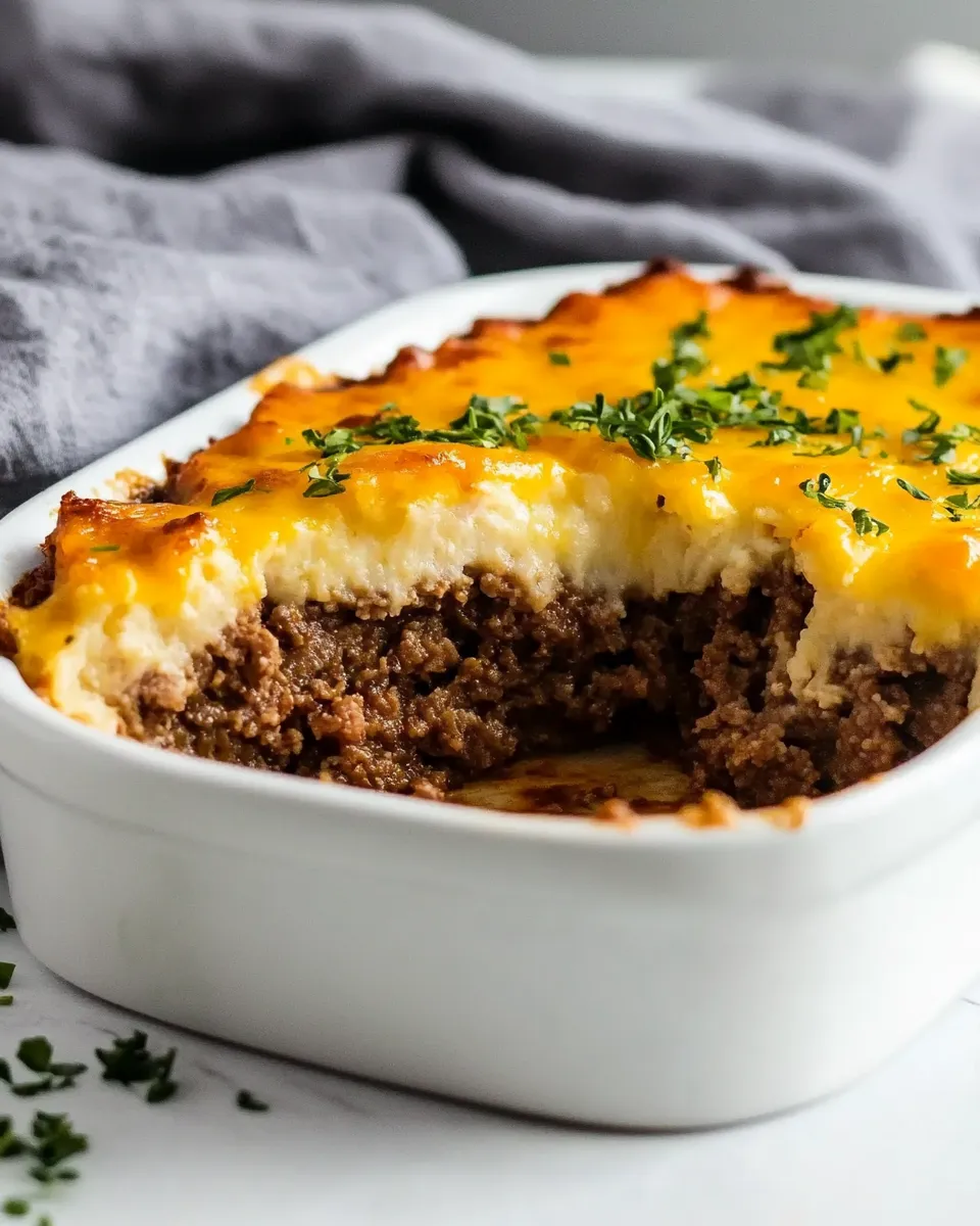 Delicious Meatloaf Casserole shot