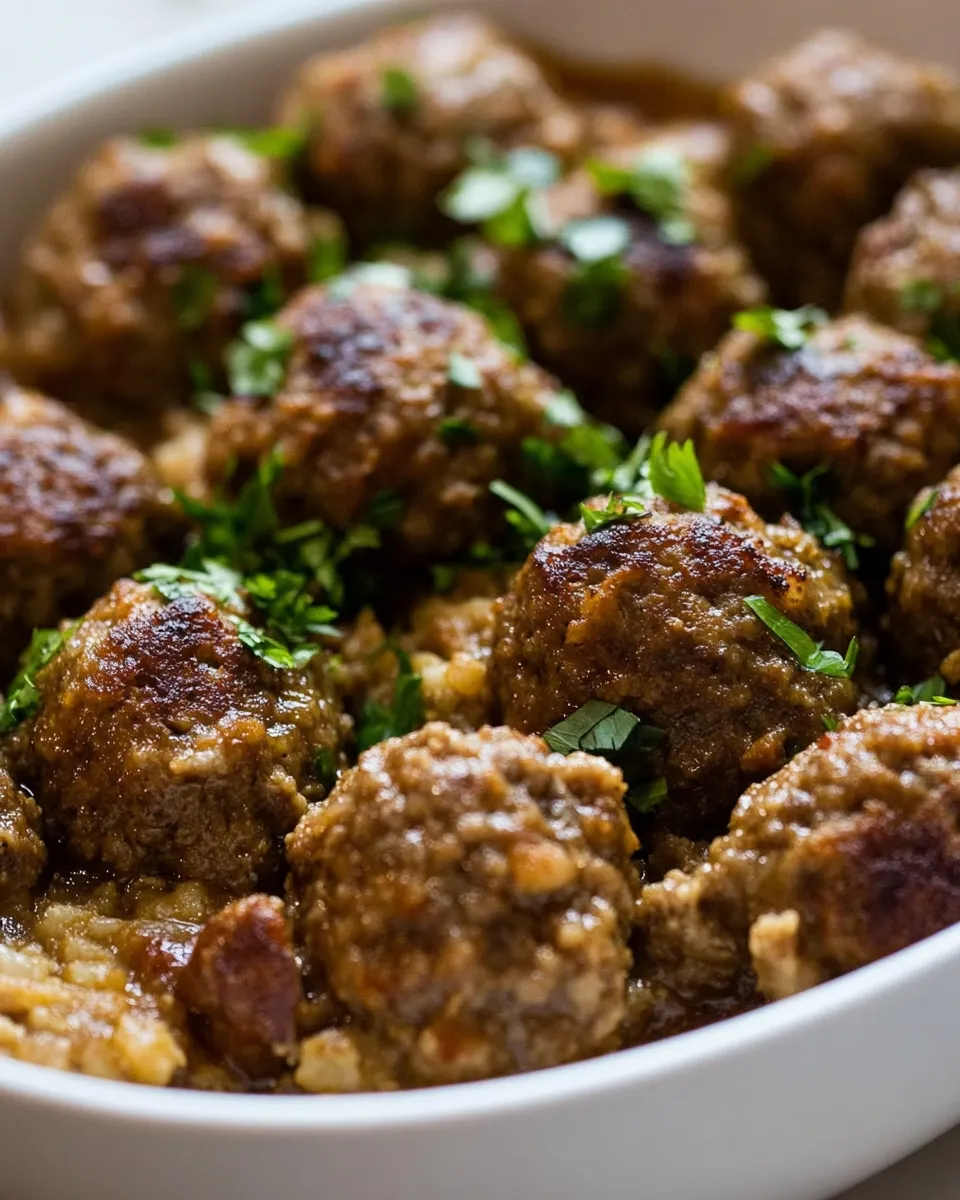 Delicious Mexican Meatballs food shot