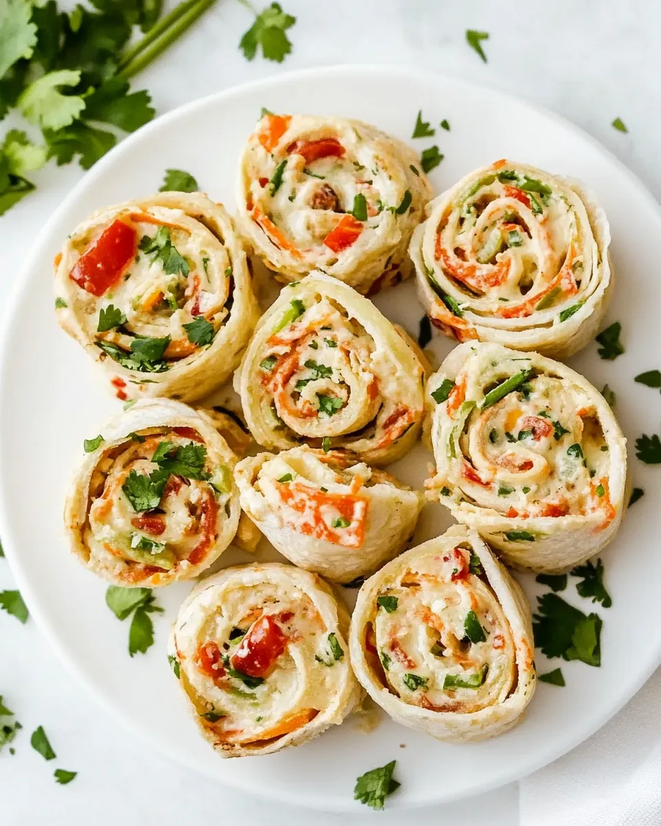 Quick Mexican Pinwheels dish photo