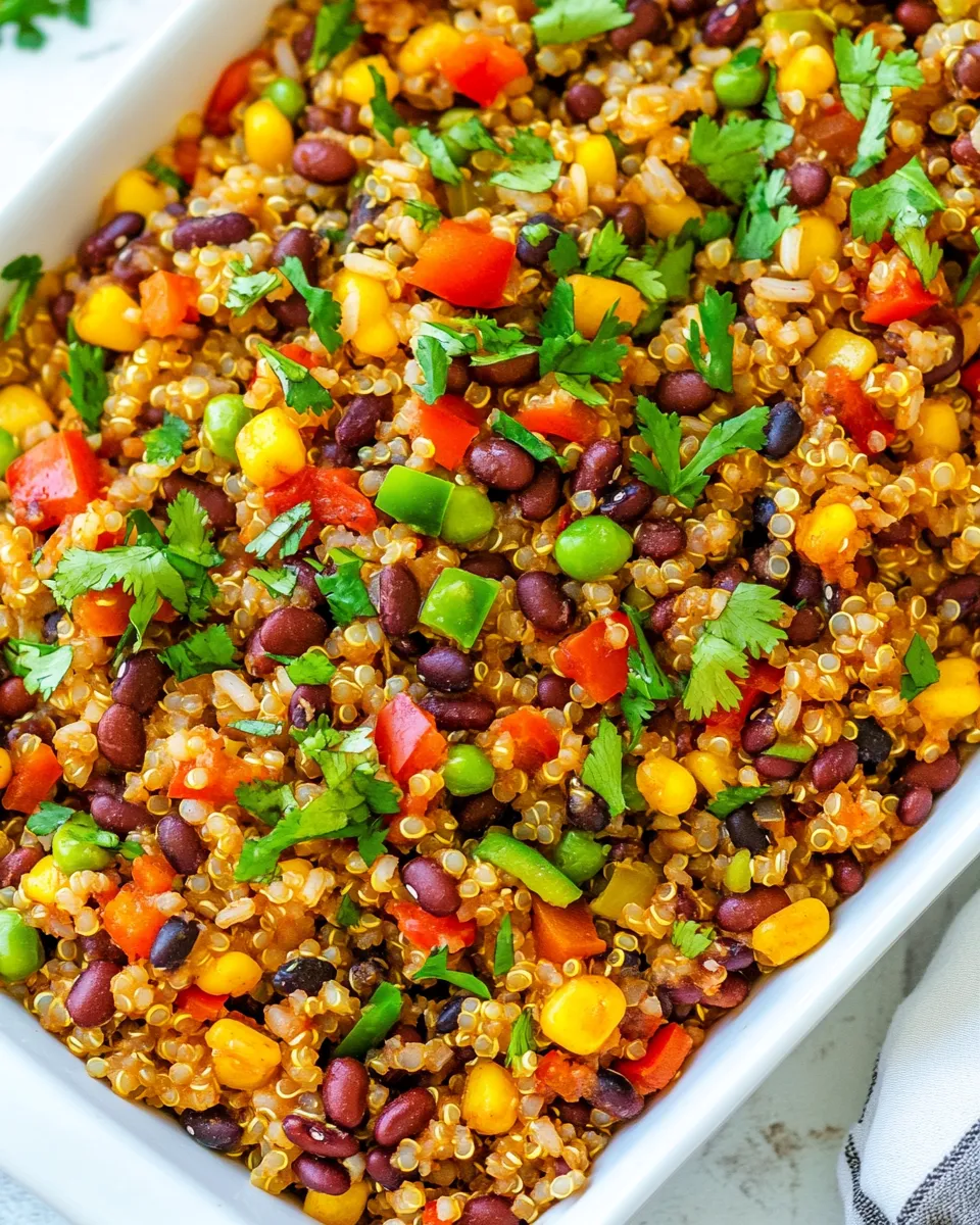 Homemade Mexican Rice, Beans, and Quinoa Medley photo