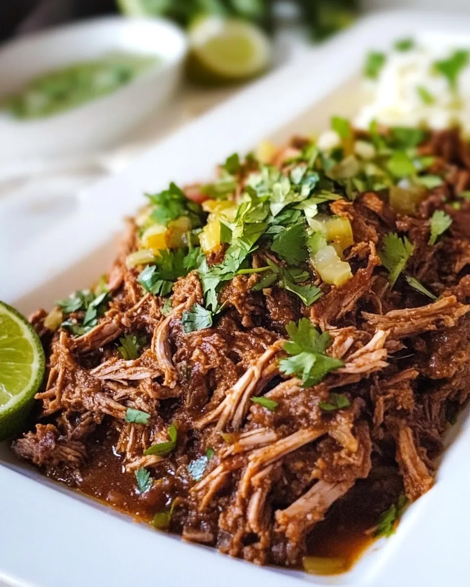 Classic Mexican Shredded Beef Recipe image