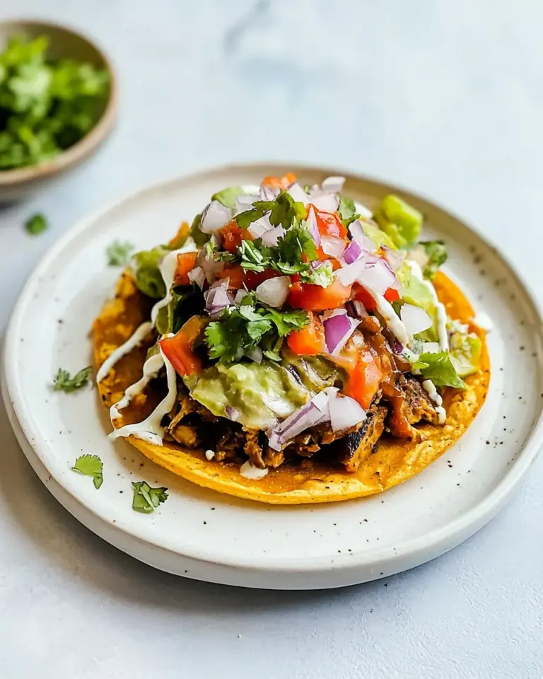 Homemade Mexican Tostadas photo