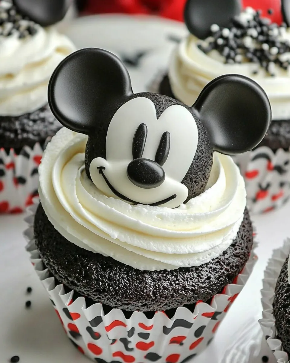 Easy Mickey Mouse Cupcakes photo