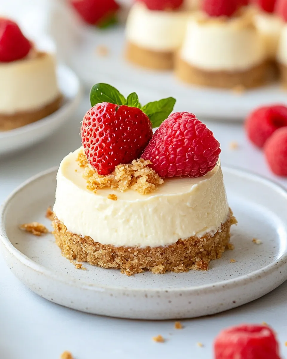 Classic Mini Cheesecake Recipe image