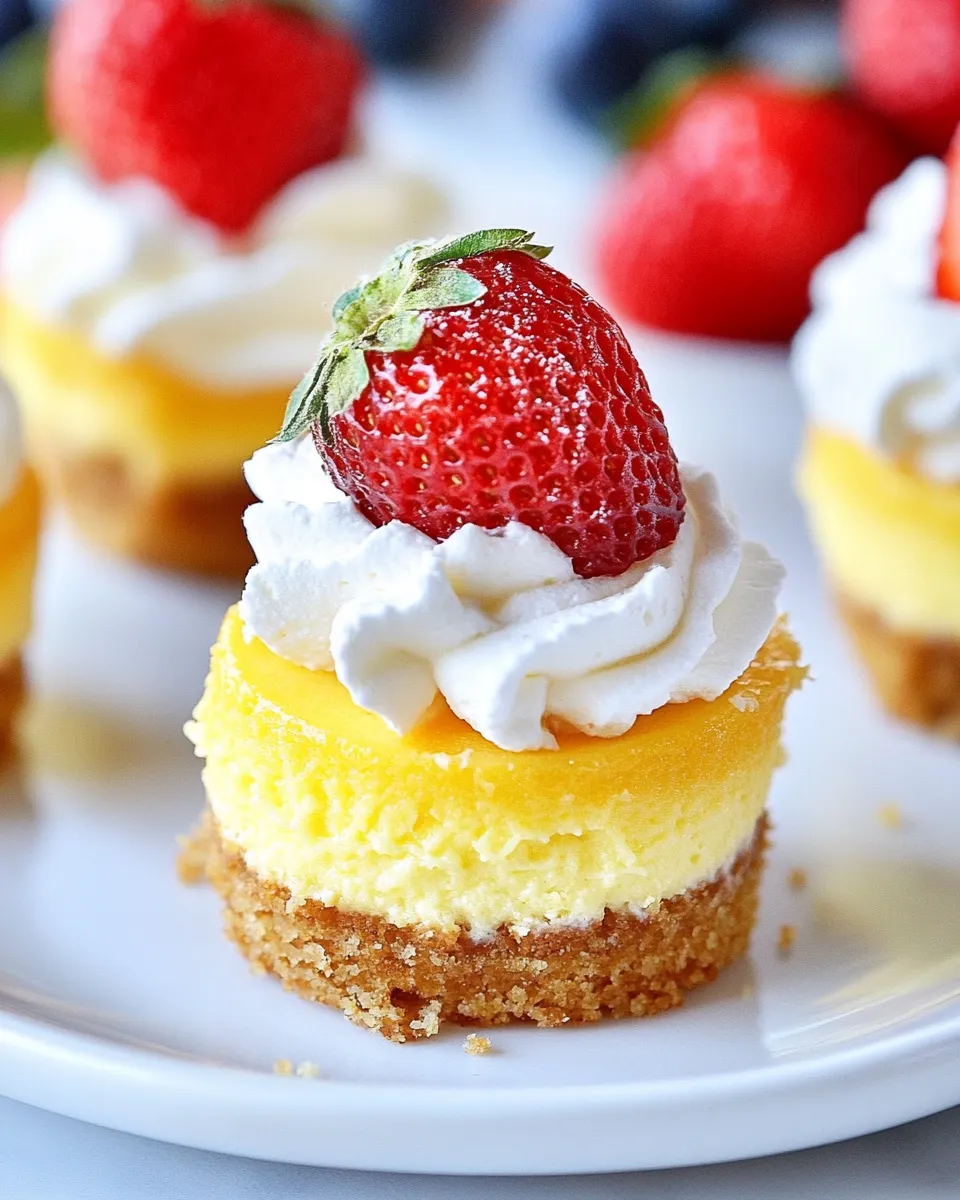 Easy Mini Cheesecakes Recipe shot