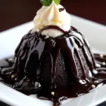 Homemade Mini Chocolate Bundt Cake Sundaes with Homemade Hot Fudge Sauce photo