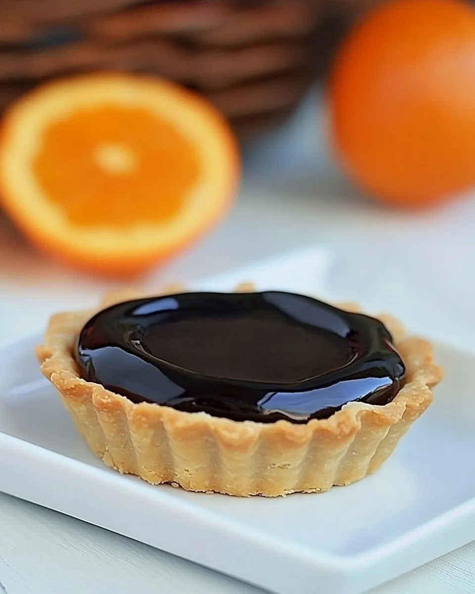 Homemade Mini Jaffa Tart photo