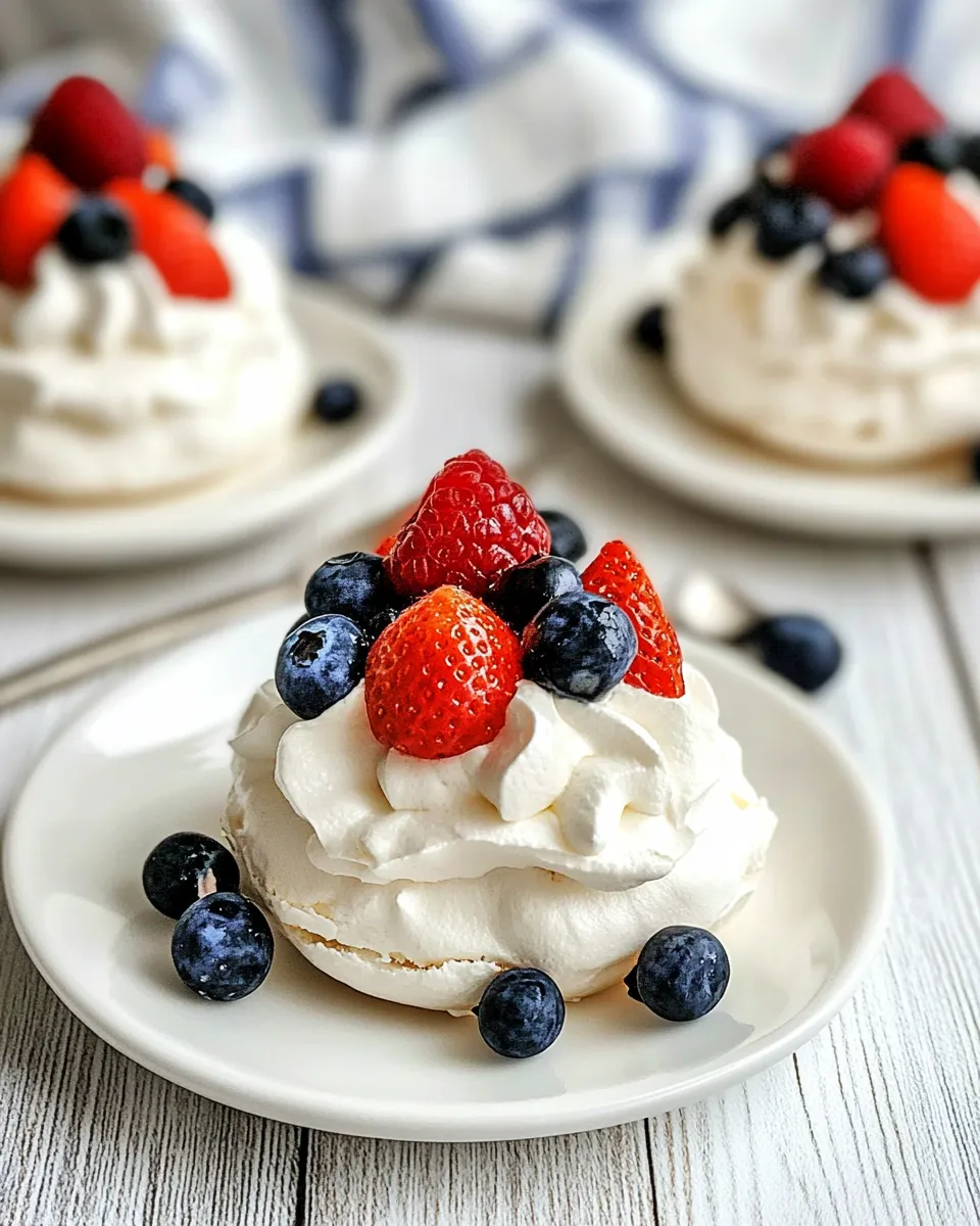 Classic Mini Pavlovas image
