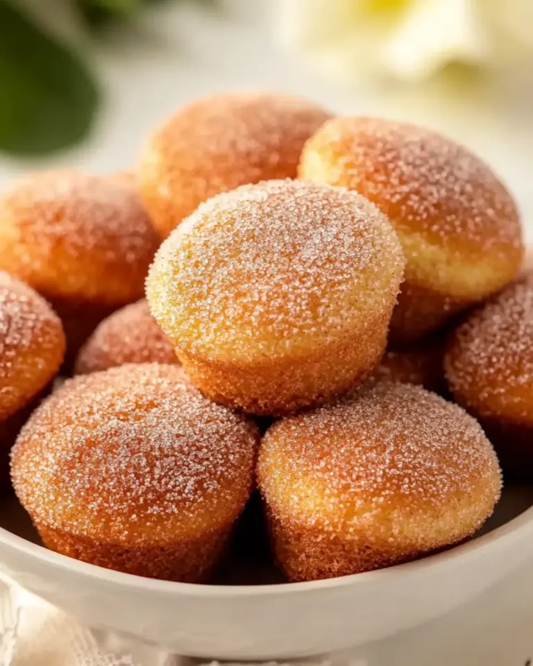 Homemade Mini cinnamon muffins photo