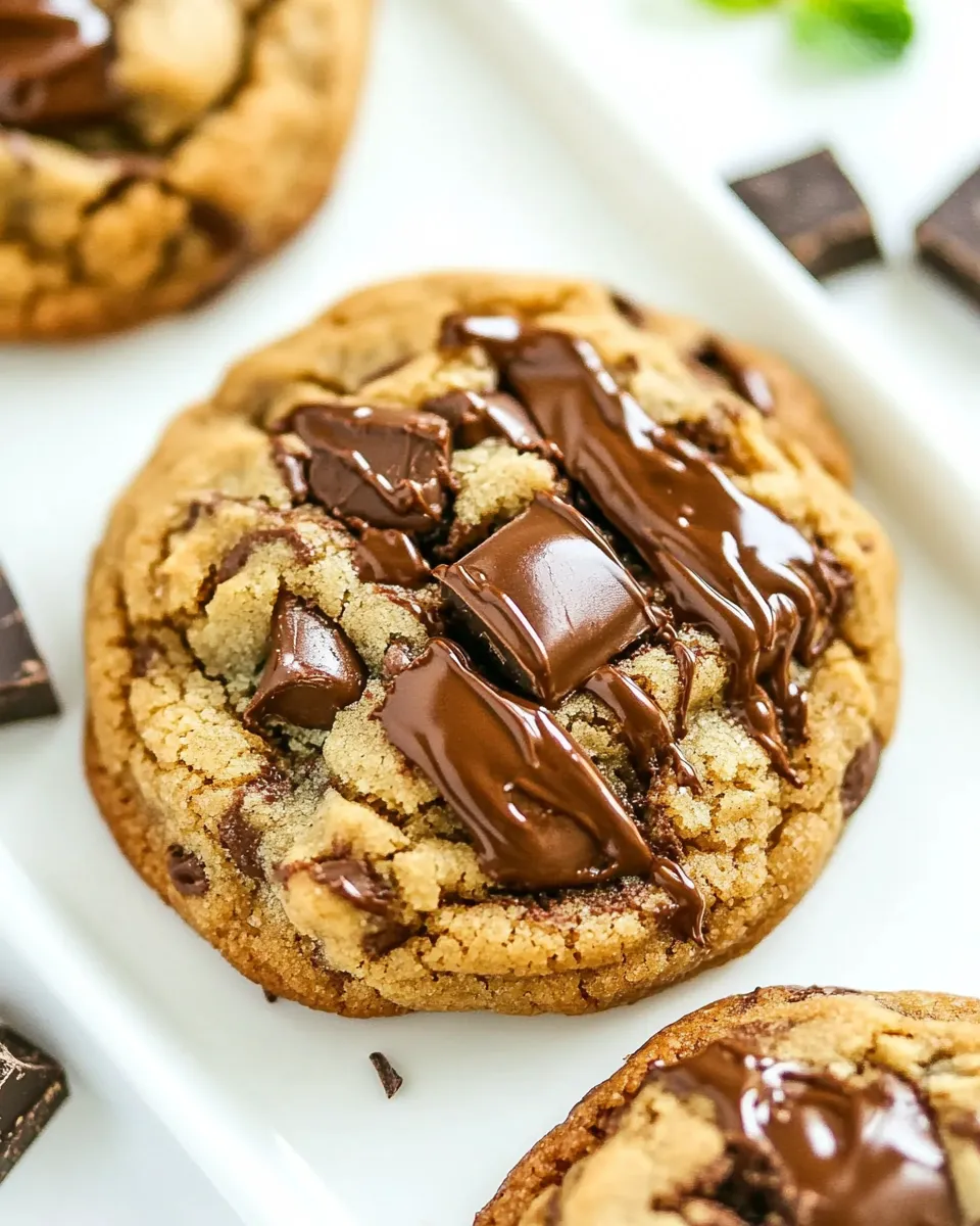 Homemade Mint Chocolate Chunk Cookies photo