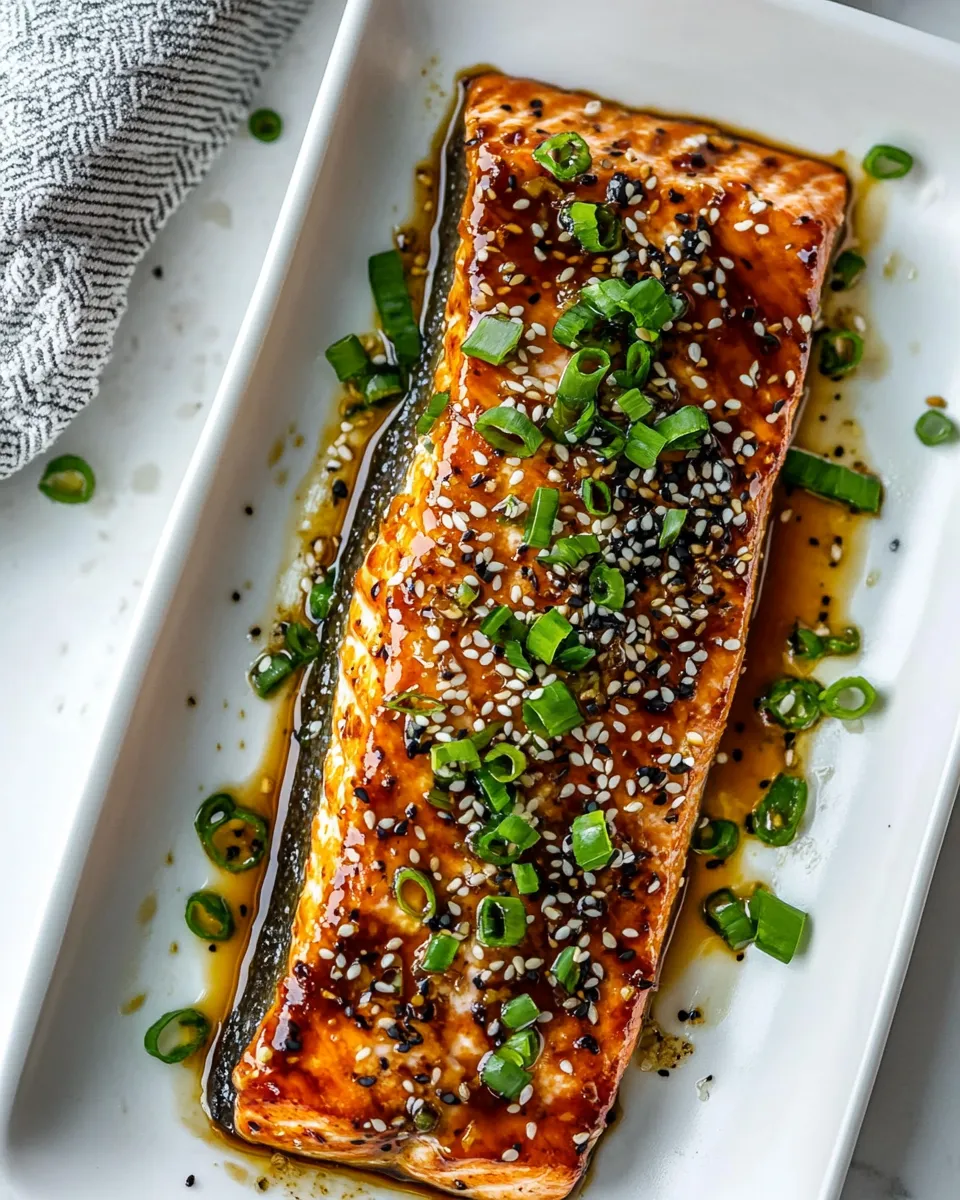 Quick Miso Glazed Salmon recipe photo
