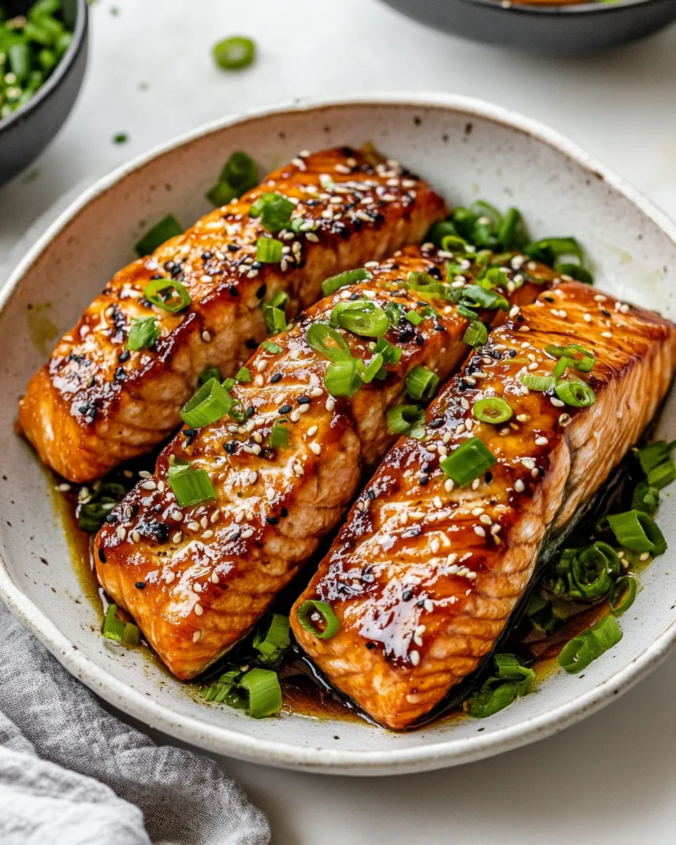 Savory Miso Glazed Salmon dish photo