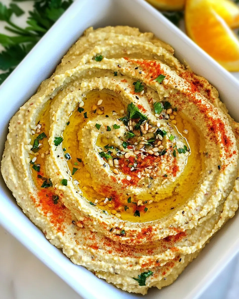 Healthy Miso Hummus Recipe shot