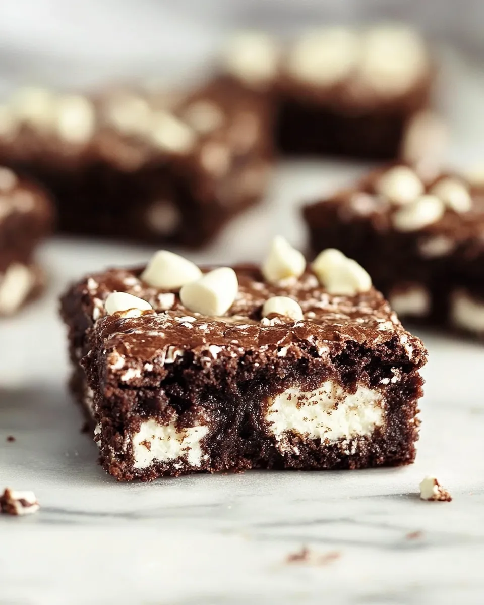 Delicious Mississippi Mud Brownies AKA Frosted Marshmallow Brownies picture