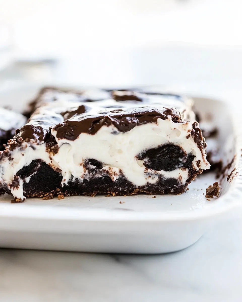 Classic Mississippi Mud Pie Bars image