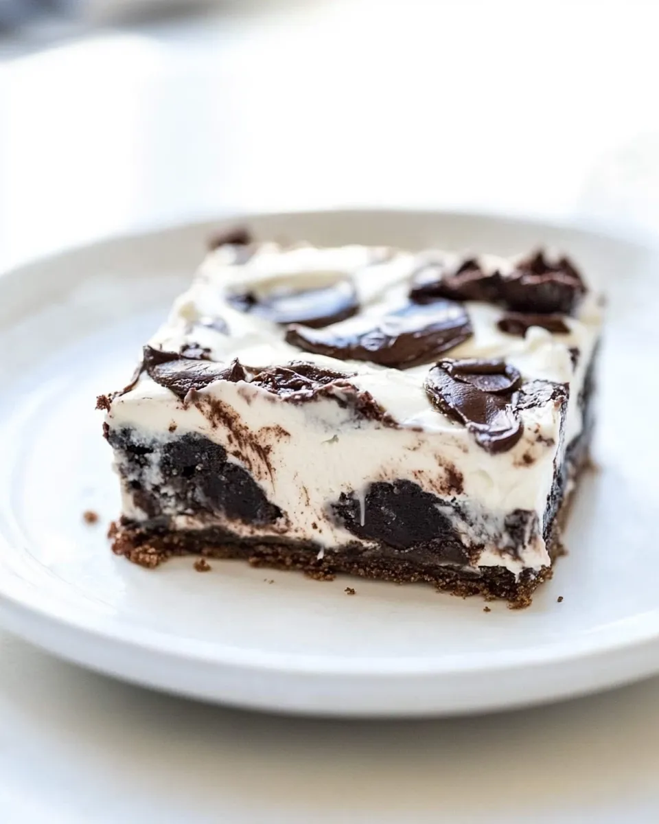 Easy Mississippi Mud Pie Bars recipe photo